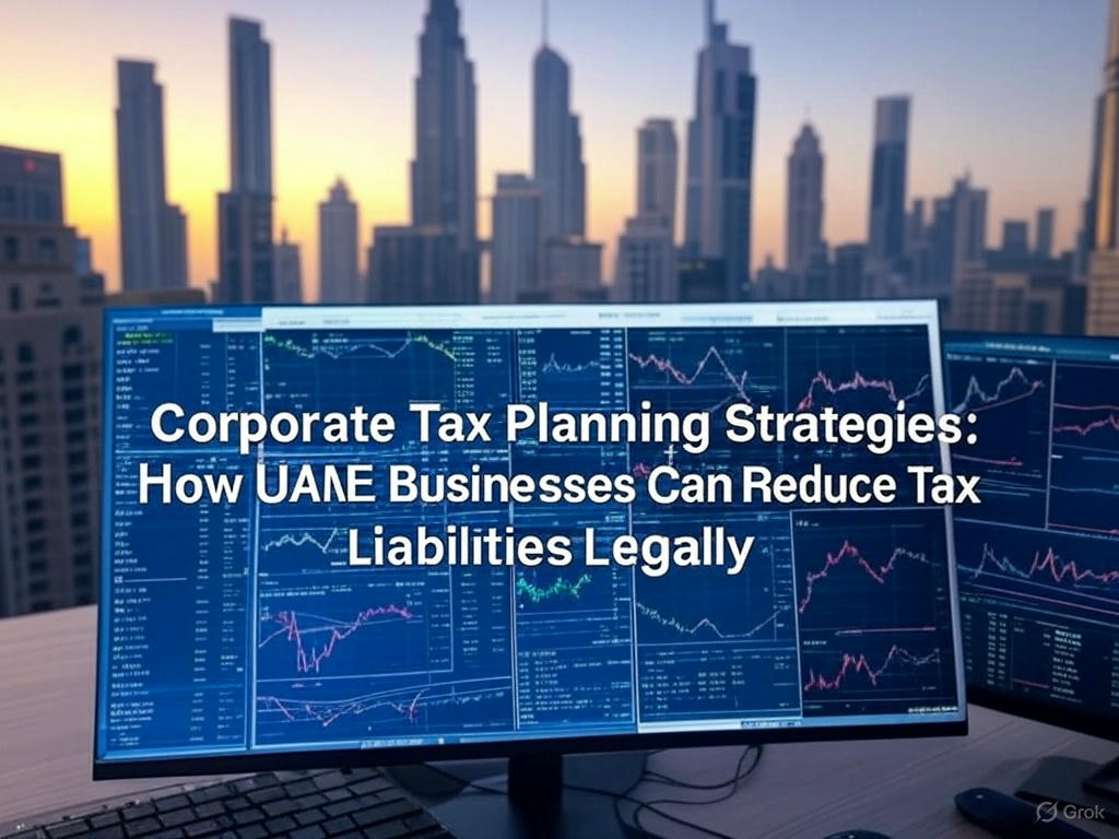 Corporate Tax Planning Strategies: How UAE Businesses Can Reduce Tax Liabilities Legally