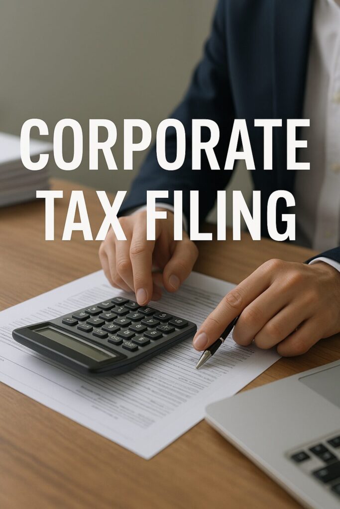 Corporate Tax Filing 2025 Dubai UAE